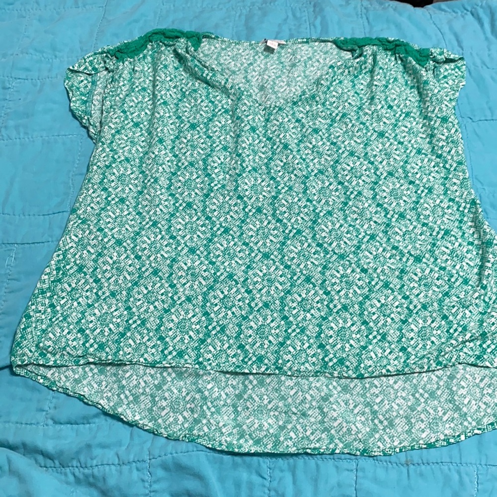 Cato green geometric high/low top